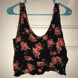 Floral Flowy Crop Top